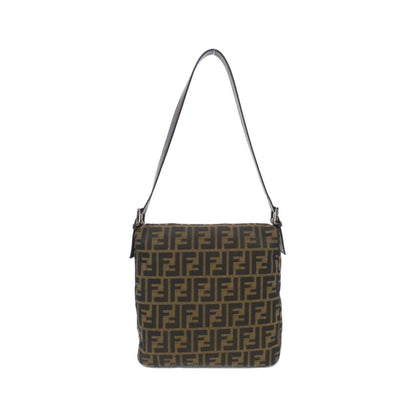 Fendi Canvas Brown Shoulder Bags
