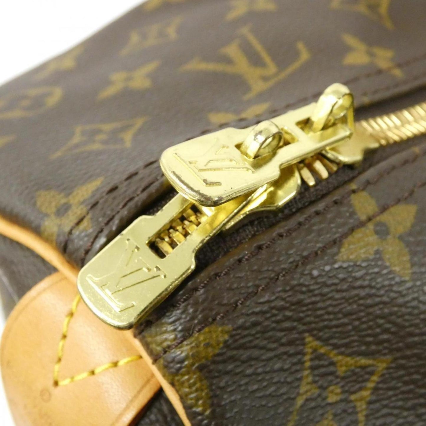 Louis Vuitton Coated Canvas Brown Travel Bags