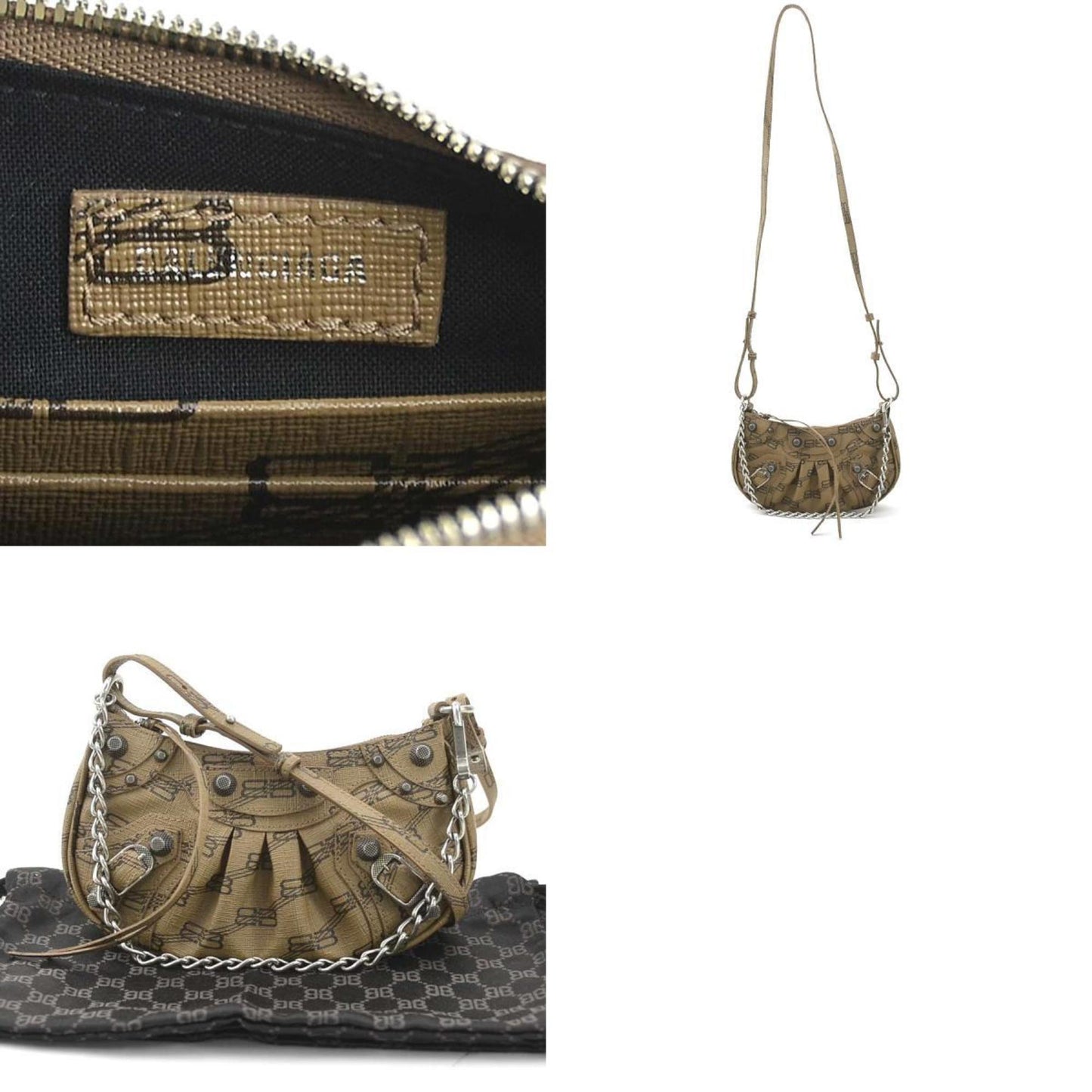 Balenciaga Pvc Brown Handbags