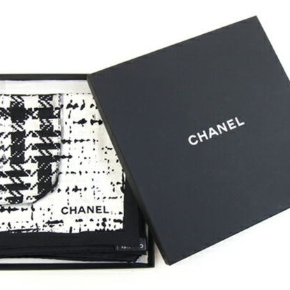 Chanel Silk Black Scarves