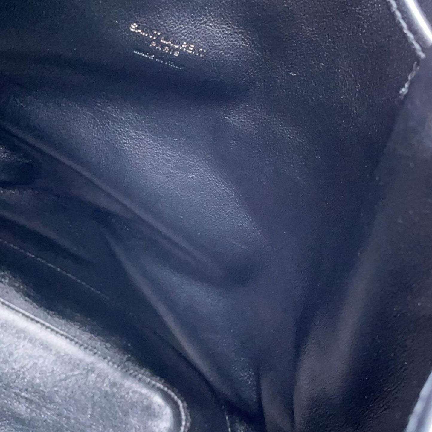Saint Laurent Patent Black Shoulder Bags
