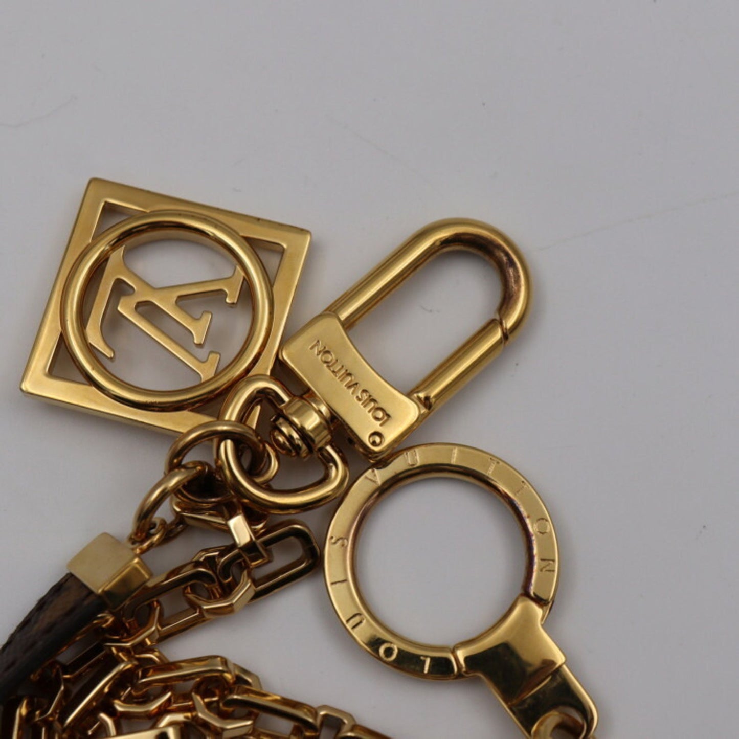 Louis Vuitton Monogram Canvas Brown Key Rings