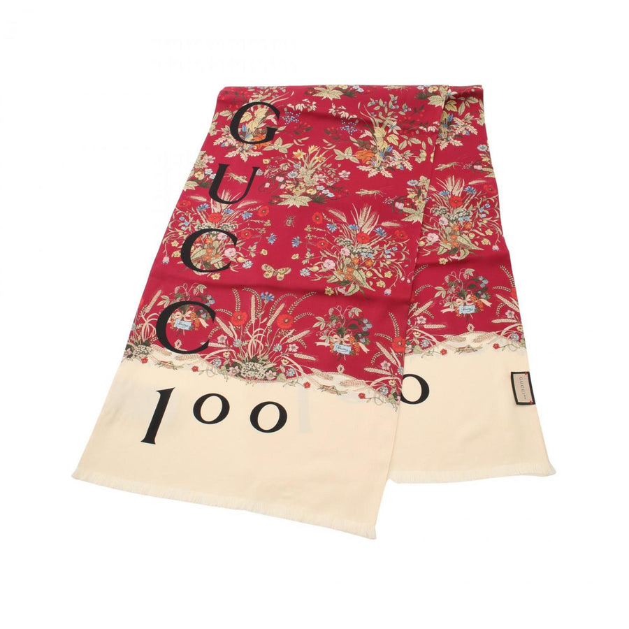 Gucci Silk Red Scarves