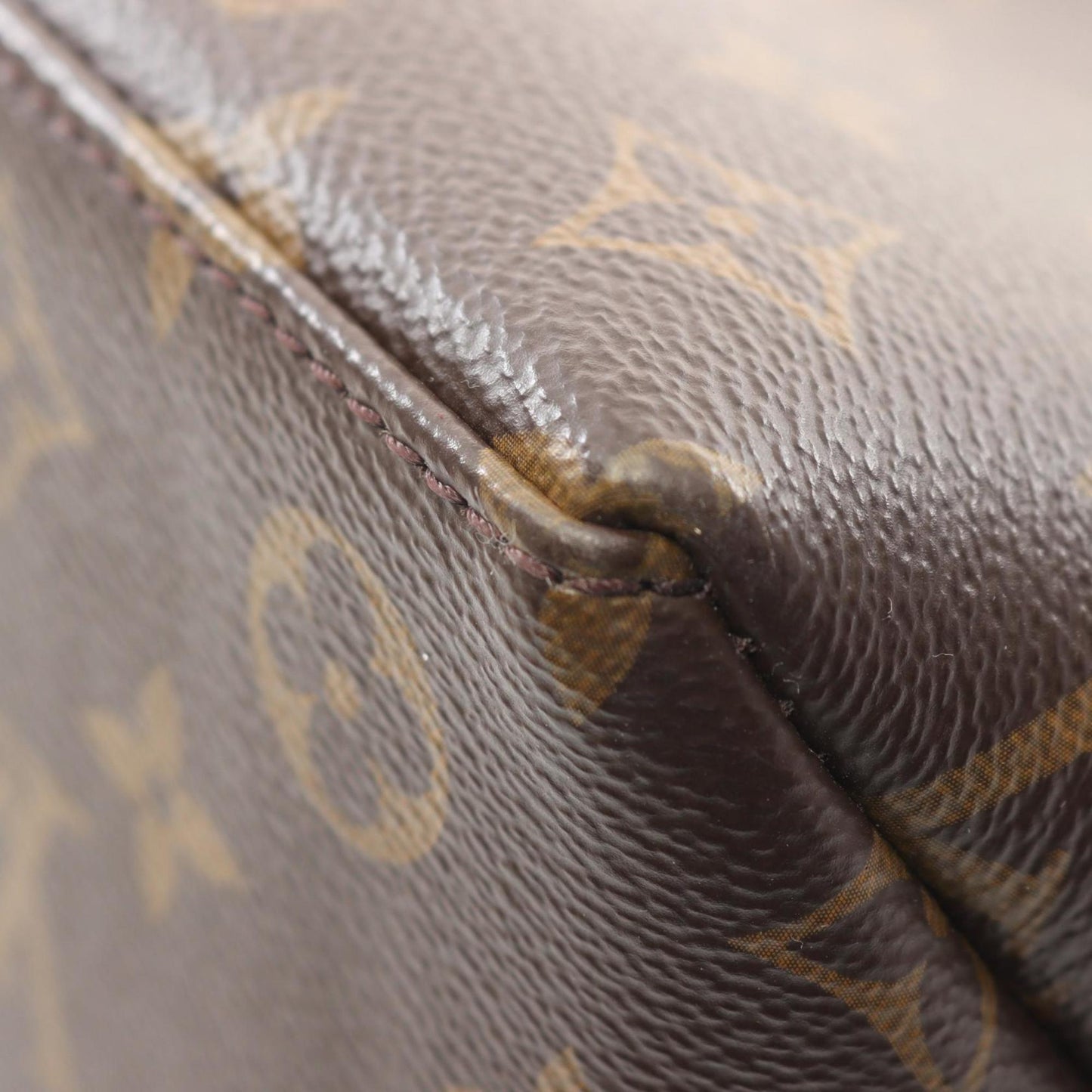 Louis Vuitton Coated Canvas Brown Handbags