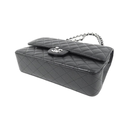 Chanel Calfskin Black Shoulder Bags