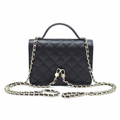 Chanel Calfskin Black Backpacks