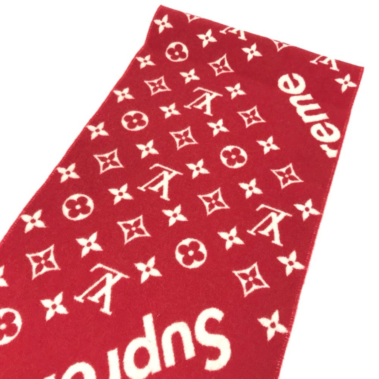 Louis Vuitton Wool Red Scarves