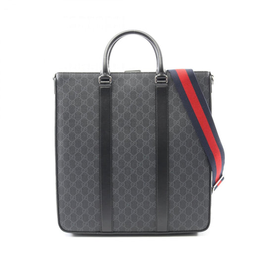 Gucci Coated Canvas Black Tote Bags