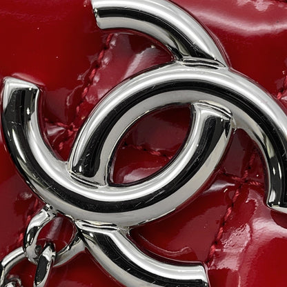 Chanel Patent Red Shoulder Bags