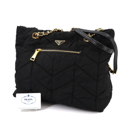 Prada Nylon Black Tote Bags