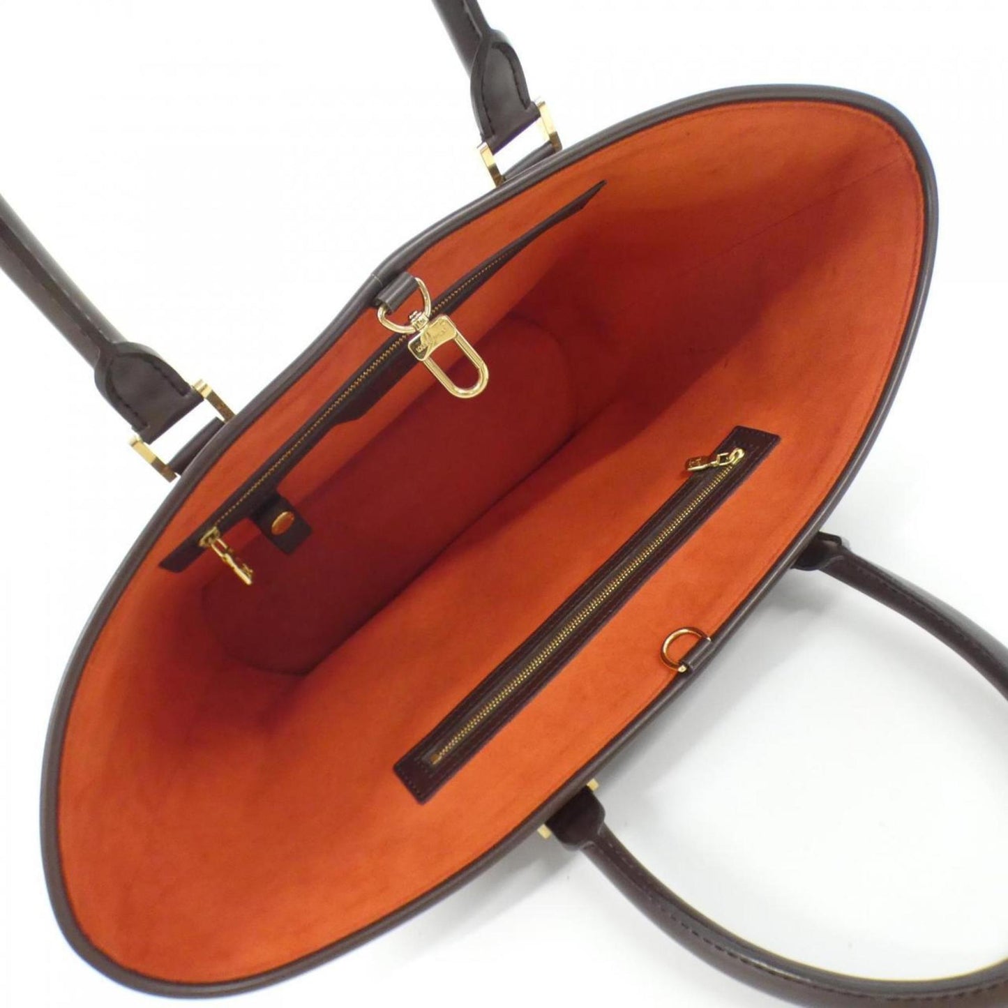 Louis Vuitton Coated Canvas Brown Handbags