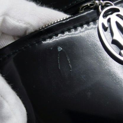 Cartier Patent Black Handbags