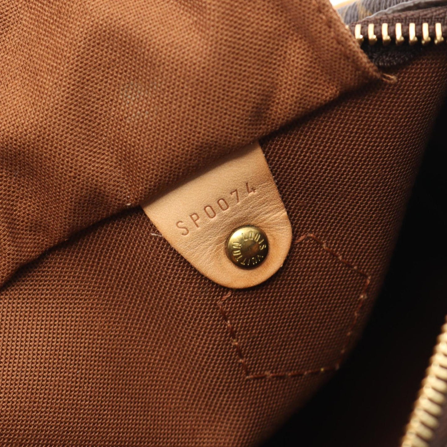 Louis Vuitton Coated Canvas Brown Handbags