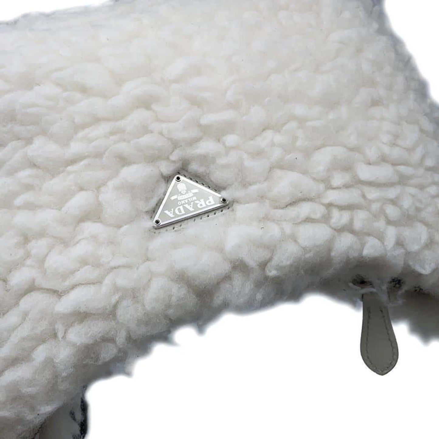 Prada Wool White Handbags