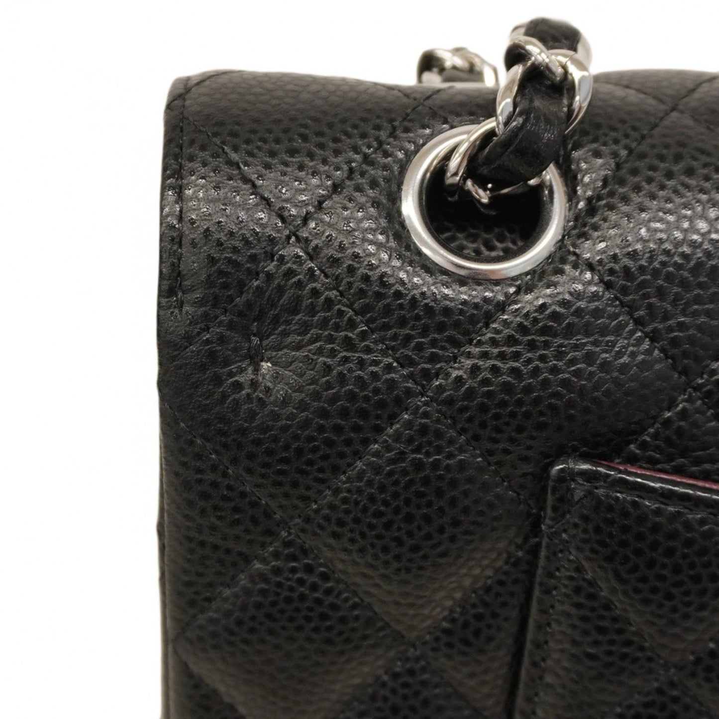 Chanel Calfskin Black Shoulder Bags