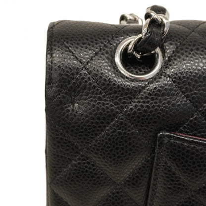 Chanel Calfskin Black Shoulder Bags
