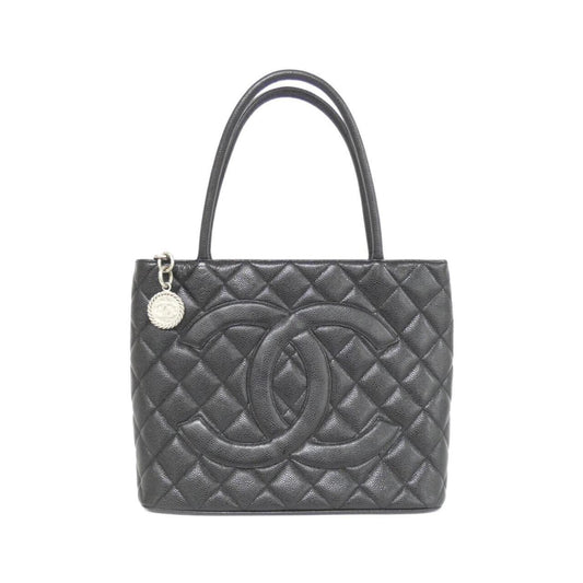 Chanel Calfskin Black Handbags