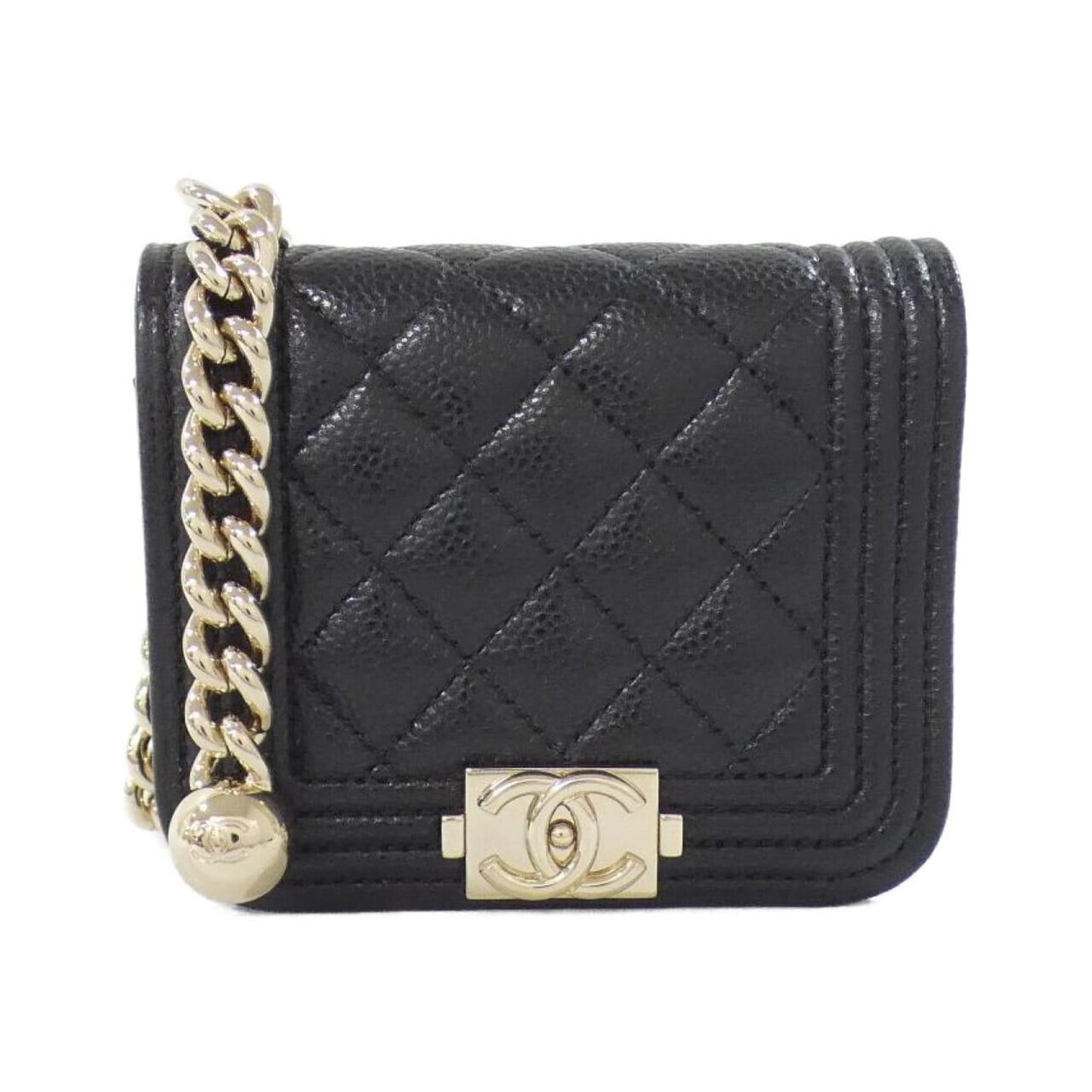 Chanel Calfskin Black Crossbody Bags