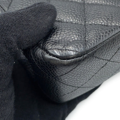 Chanel Calfskin Black Shoulder Bags