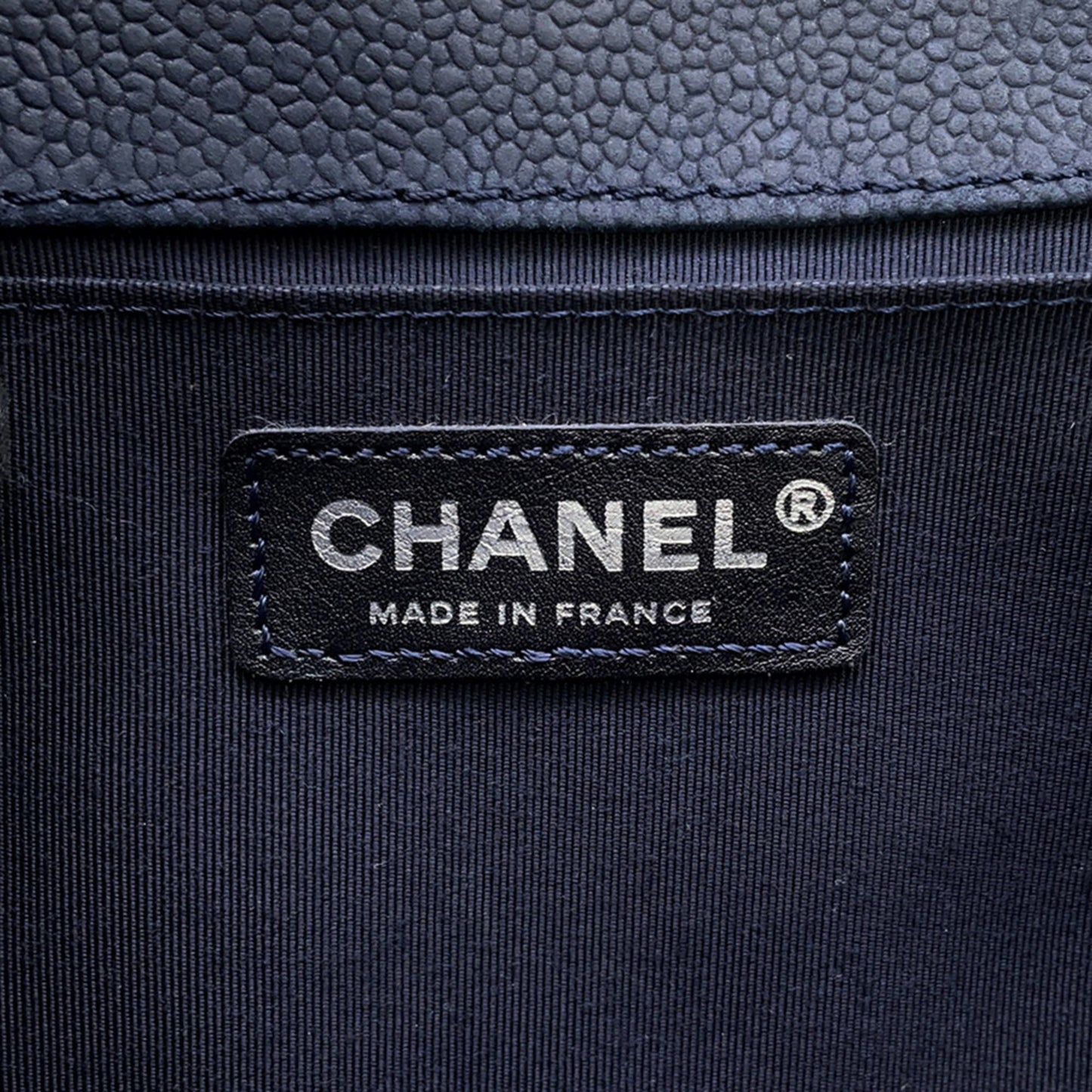 Chanel Calfskin Blue Shoulder Bags