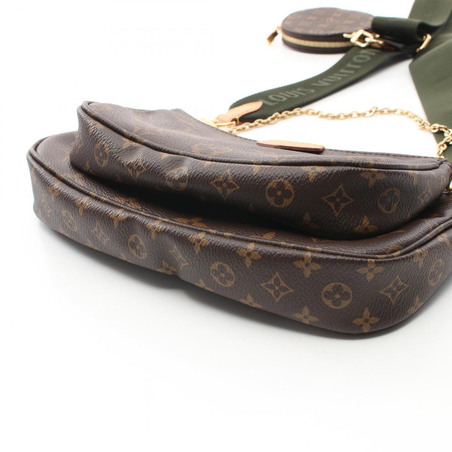 Louis Vuitton Coated Canvas Brown Shoulder Bags