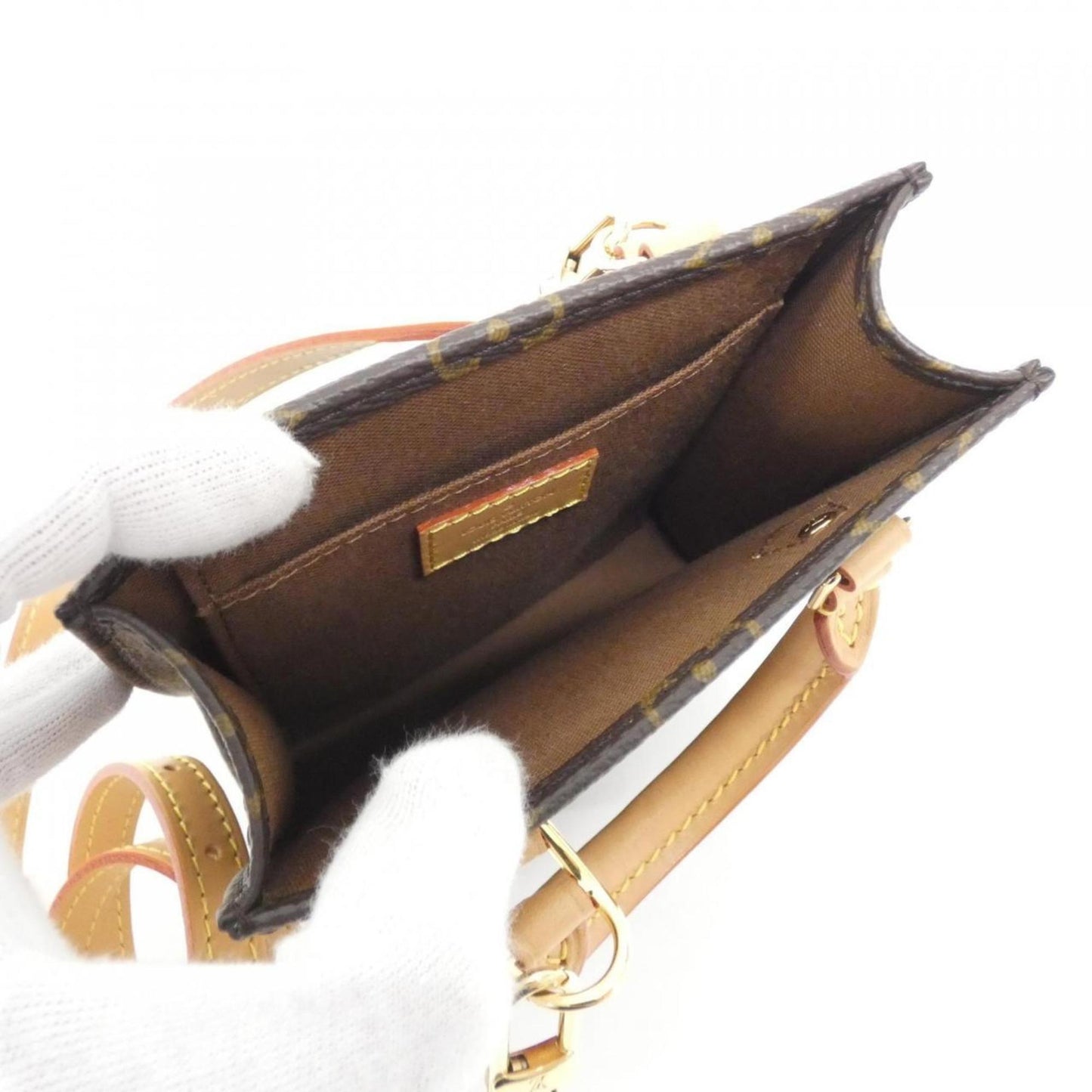 Louis Vuitton Coated Canvas Brown Handbags