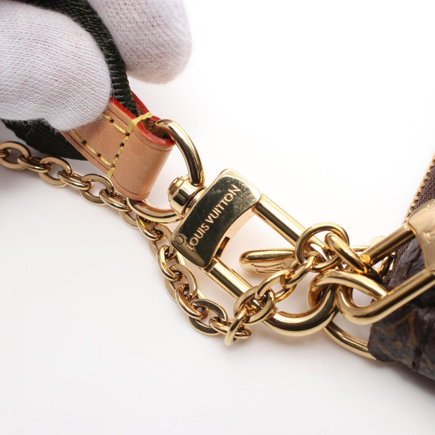 Louis Vuitton Coated Canvas Brown Shoulder Bags