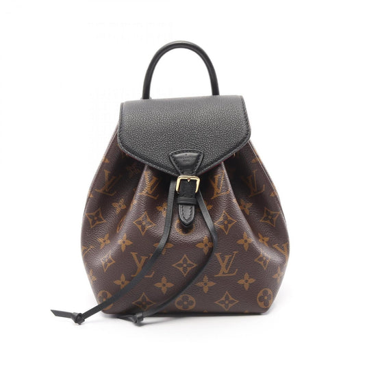 Louis Vuitton Coated Canvas Black Backpacks