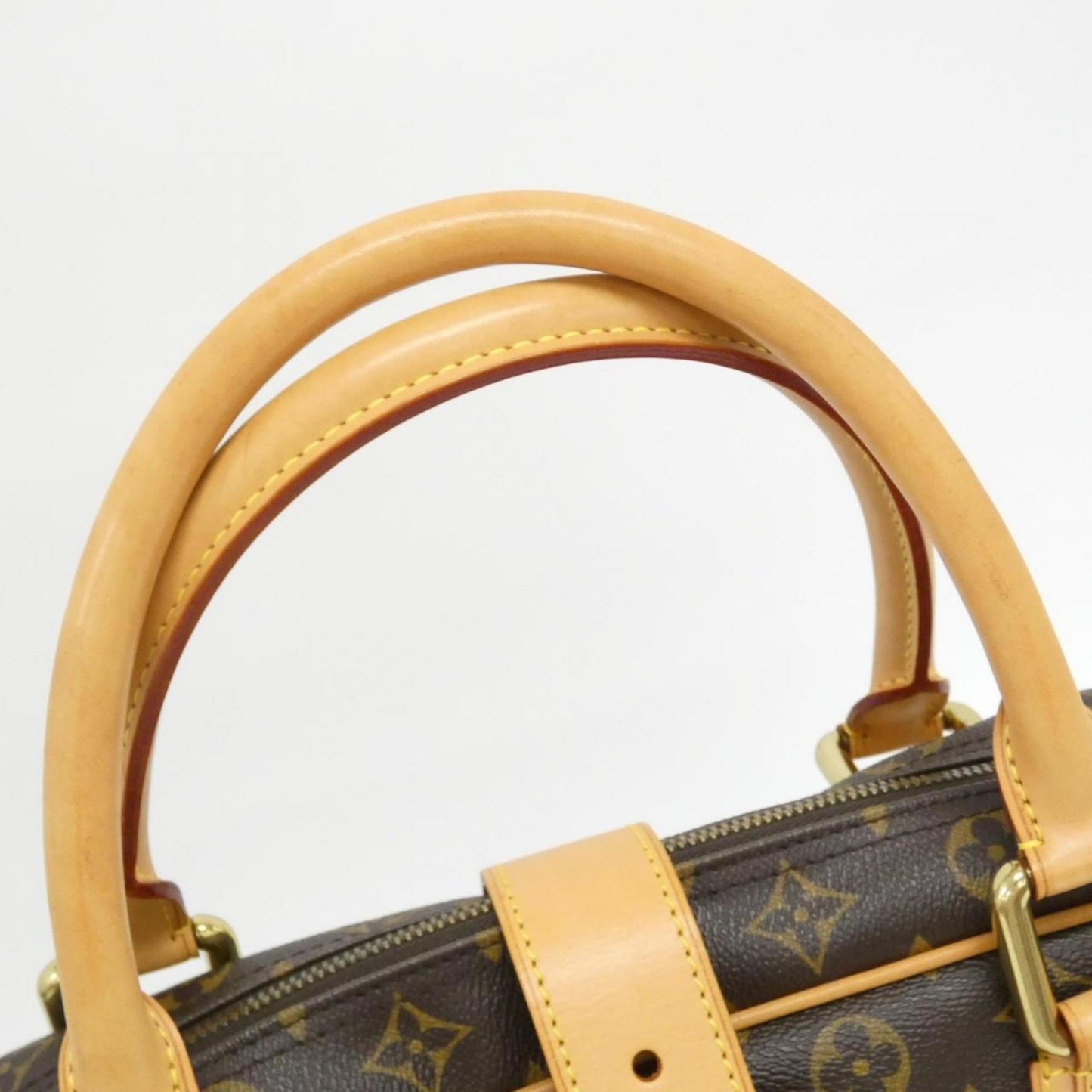 Louis Vuitton Coated Canvas Brown Handbags