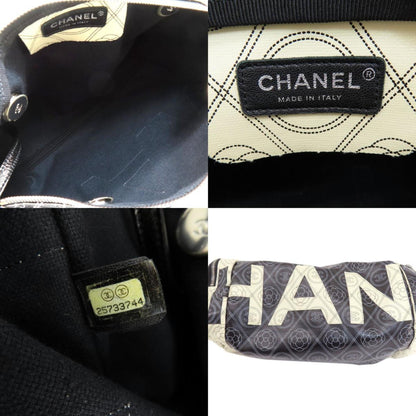 Chanel Coated Canvas Black Travel Bags