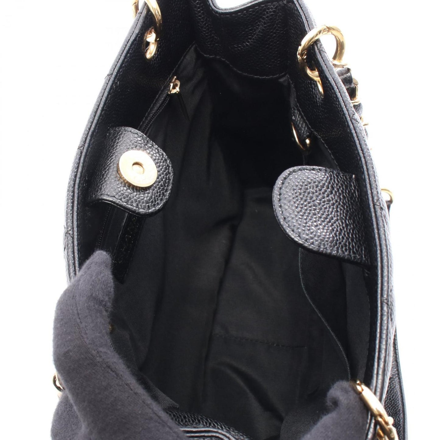 Chanel Calfskin Black Tote Bags