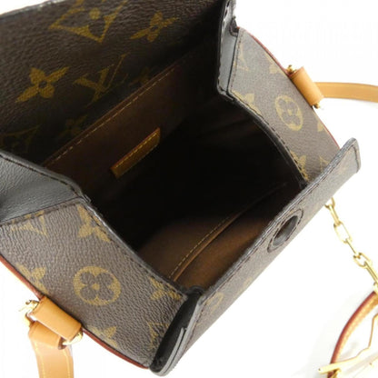 Louis Vuitton Coated Canvas Brown Shoulder Bags