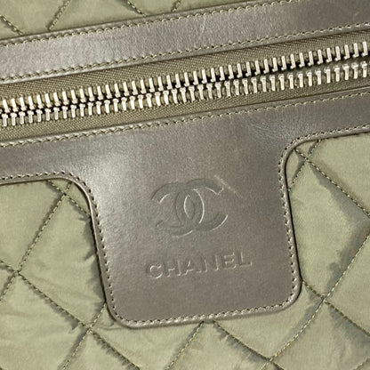 Chanel Nylon Green Shoulder Bags