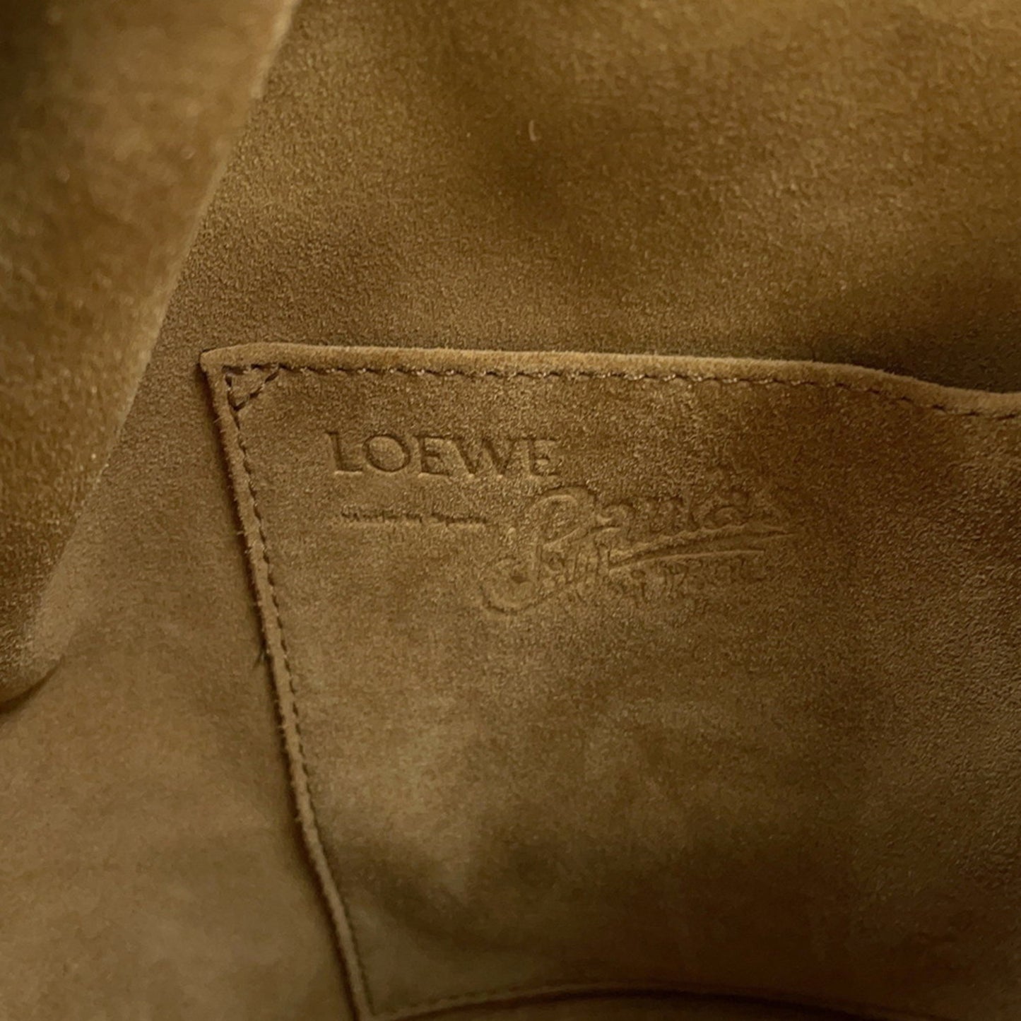 Loewe Canvas Black Shoulder Bags