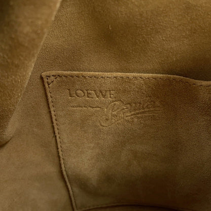 Loewe Canvas Black Shoulder Bags