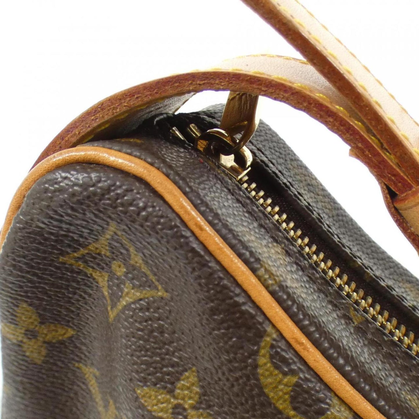 Louis Vuitton Coated Canvas Brown Shoulder Bags