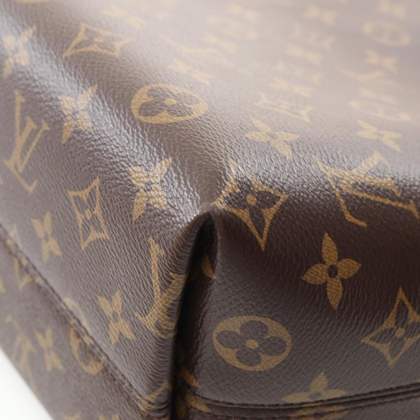 Louis Vuitton Coated Canvas Brown Handbags
