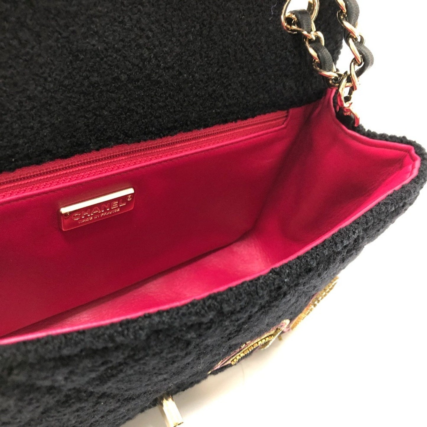 Chanel Canvas Black Shoulder Bags