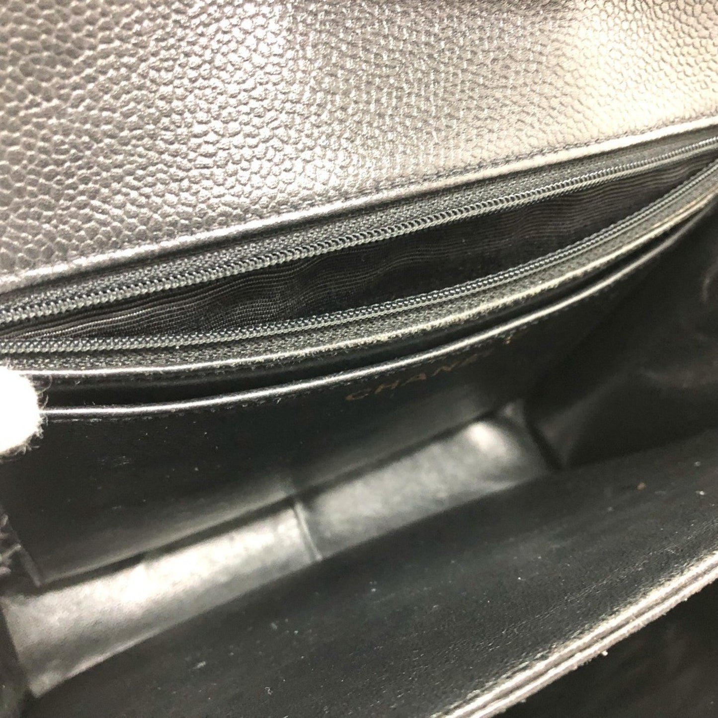 Chanel Calfskin Black Shoulder Bags