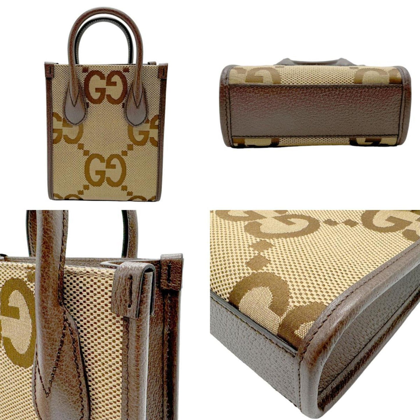 Gucci Canvas Brown Handbags