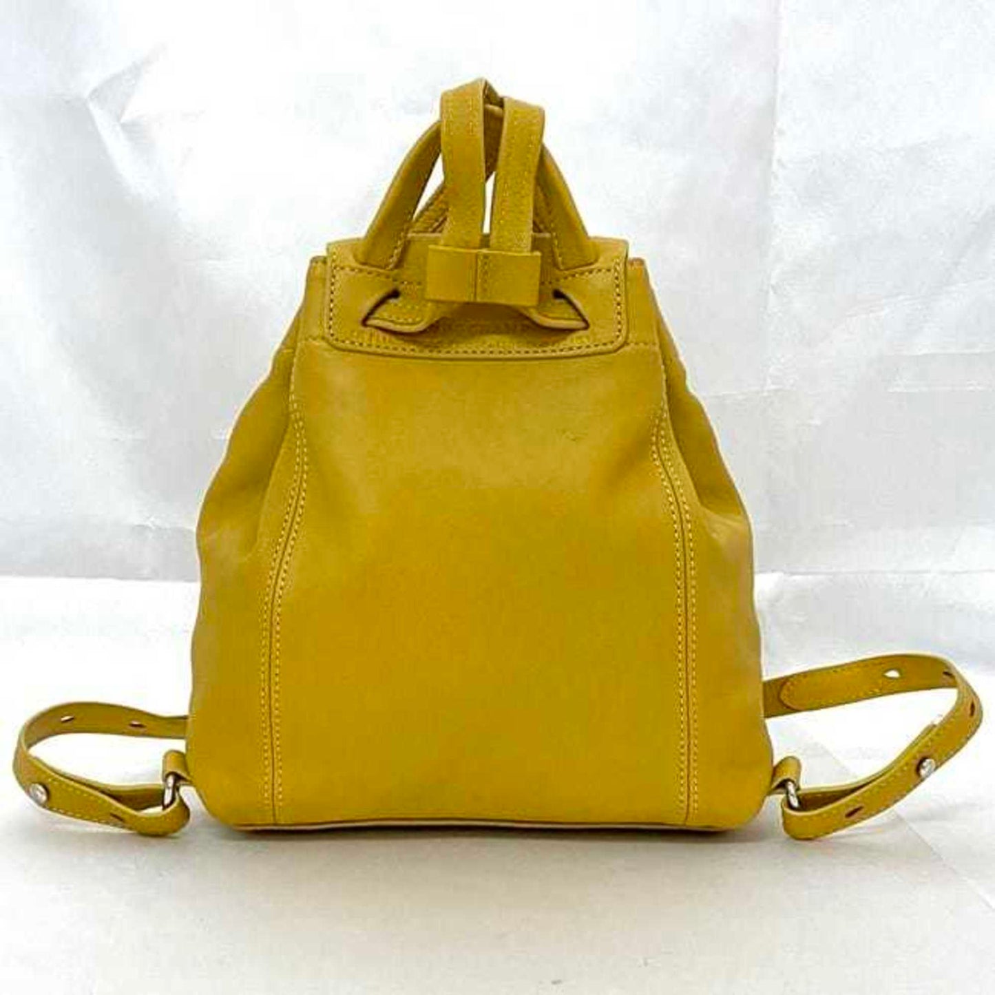 Longchamp Others Yellow Backpacks