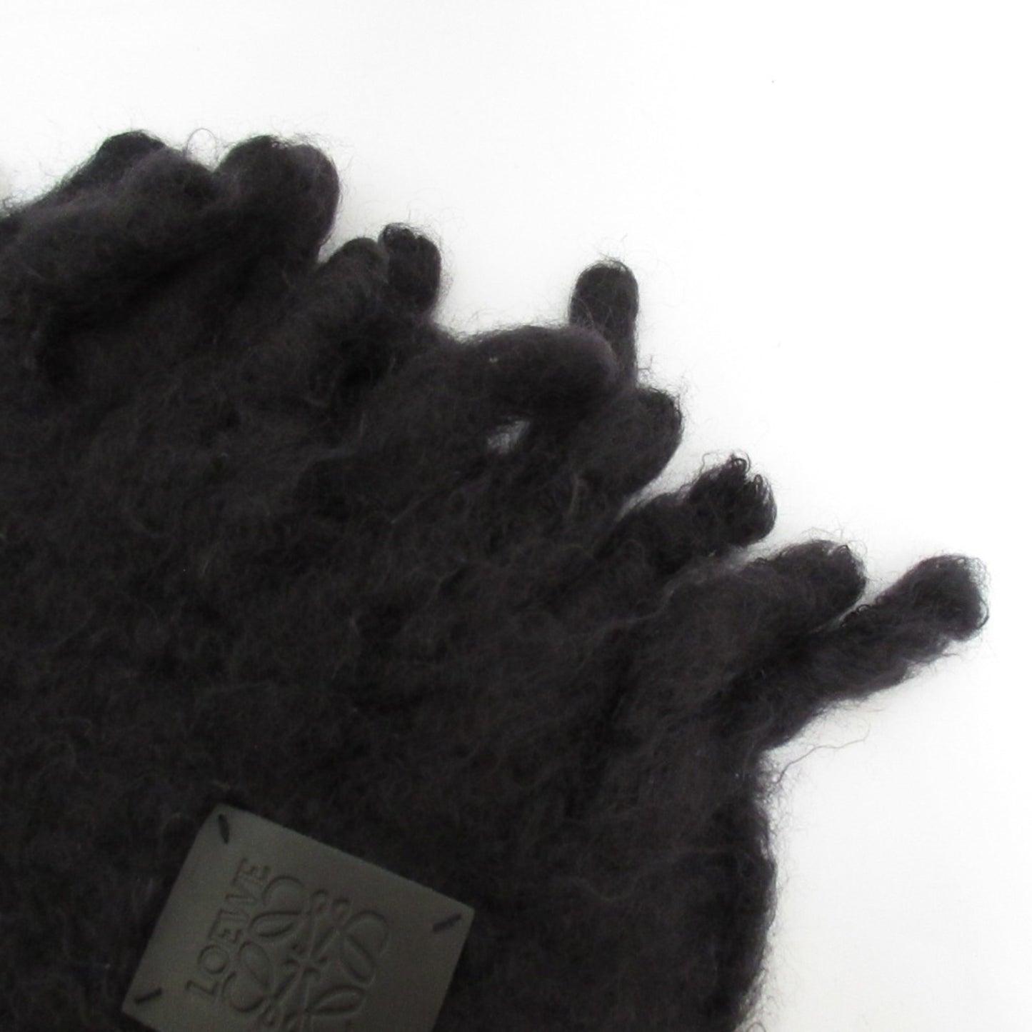 Loewe Wool Black Scarves