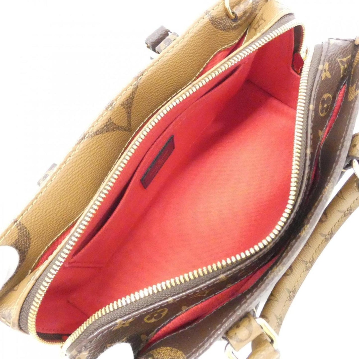 Louis Vuitton Coated Canvas Brown Handbags
