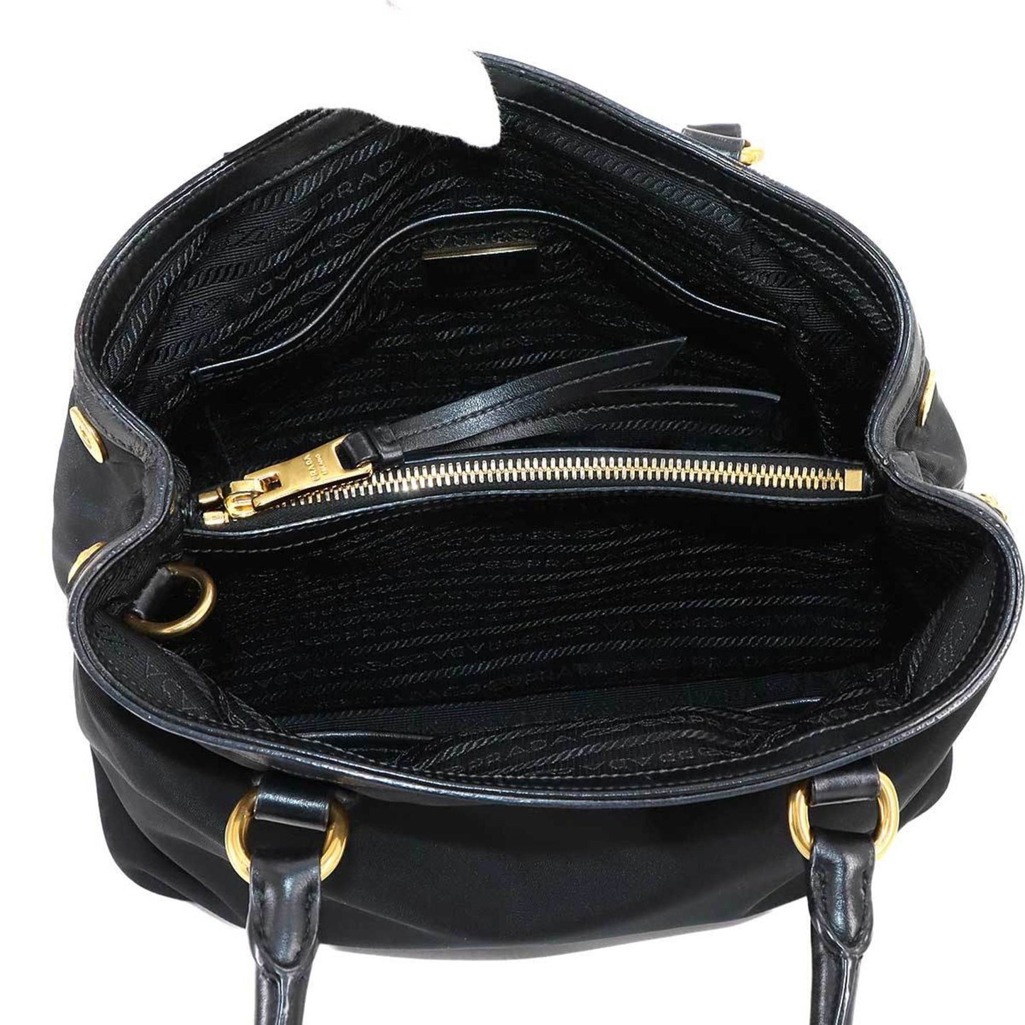 Prada Nylon Black Handbags
