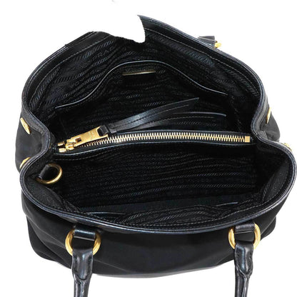 Prada Nylon Black Handbags