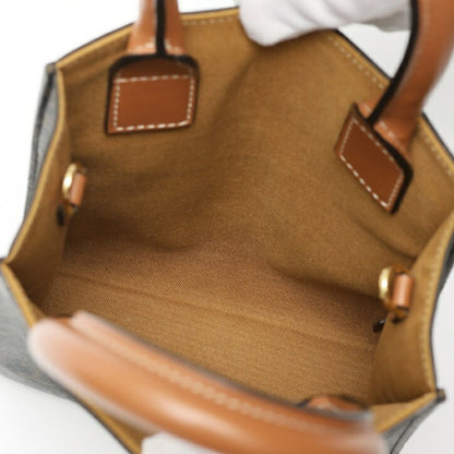 Celine Canvas Brown Shoulder Bags