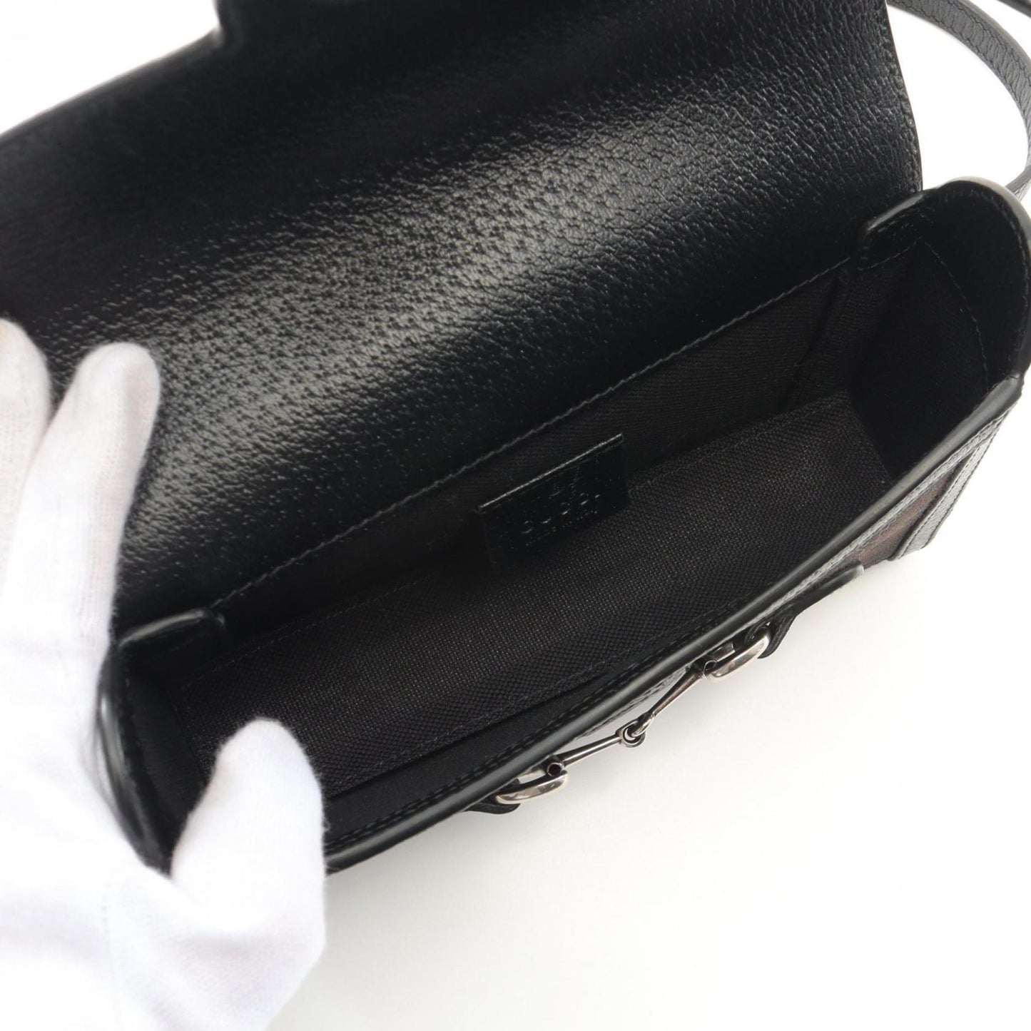 Gucci Canvas Black Shoulder Bags