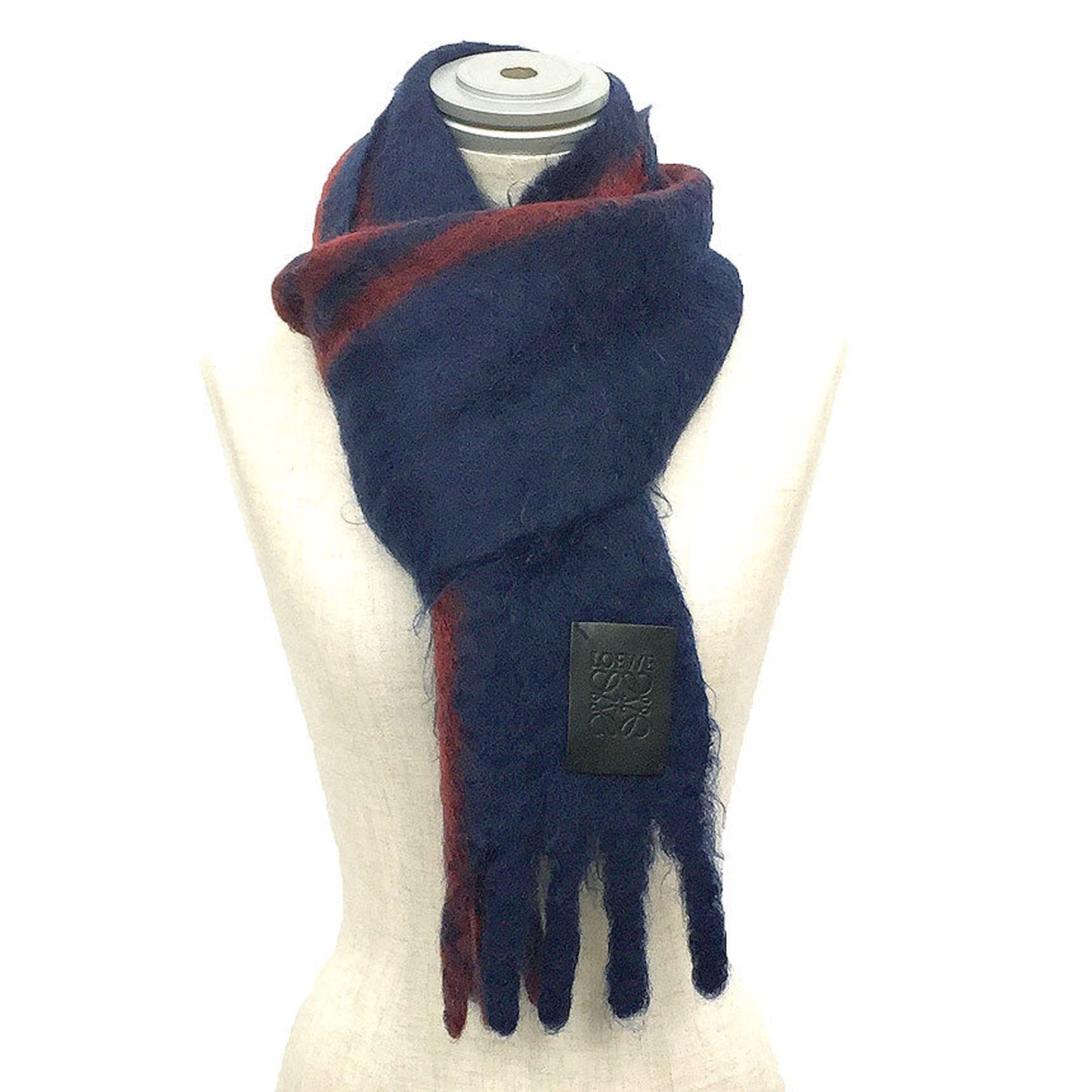 Loewe Wool Blue Scarves