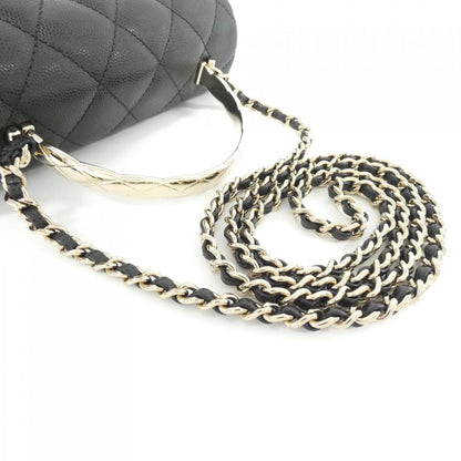 Chanel Calfskin Black Handbags