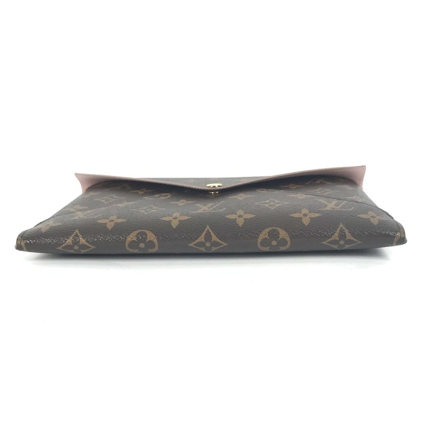 Louis Vuitton Monogram Canvas Brown Clutch Bags